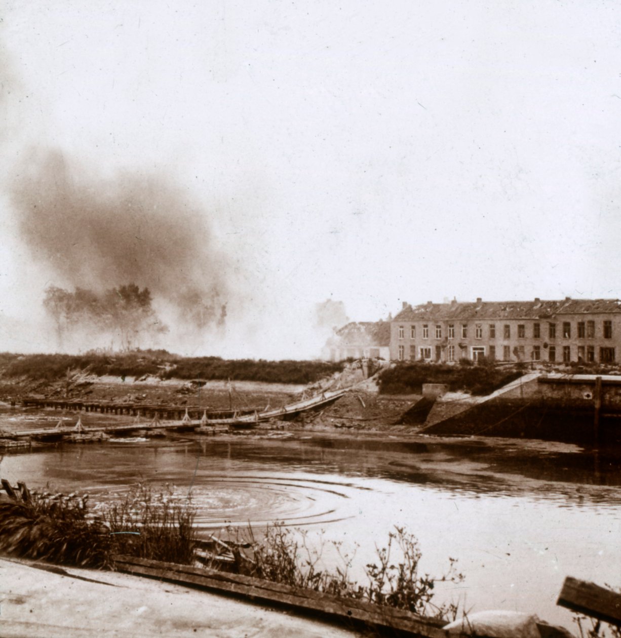 Explosion, Nieuwpoort, Flanders, Belgium by Unbekannt