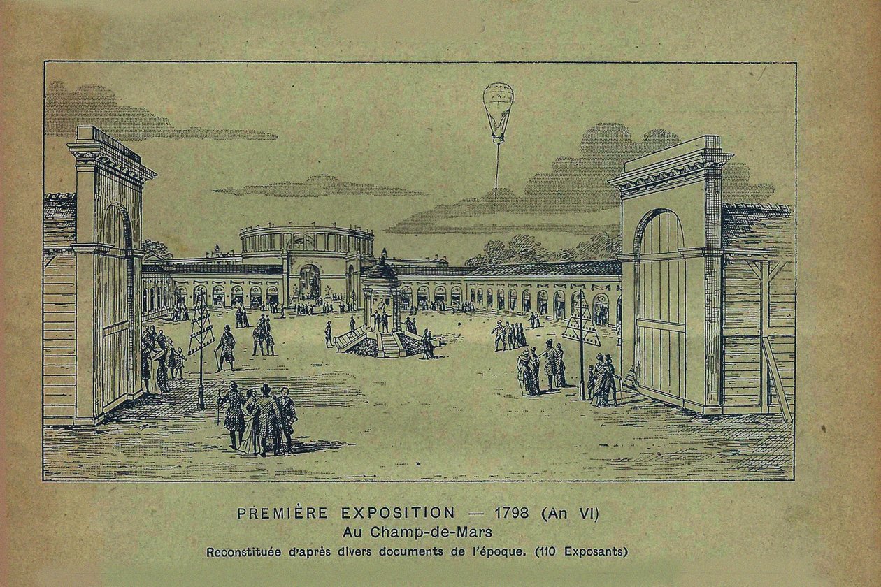 Exposition of the Products of French Industry, Paris, 1798 From Bon Marché by Unbekannt