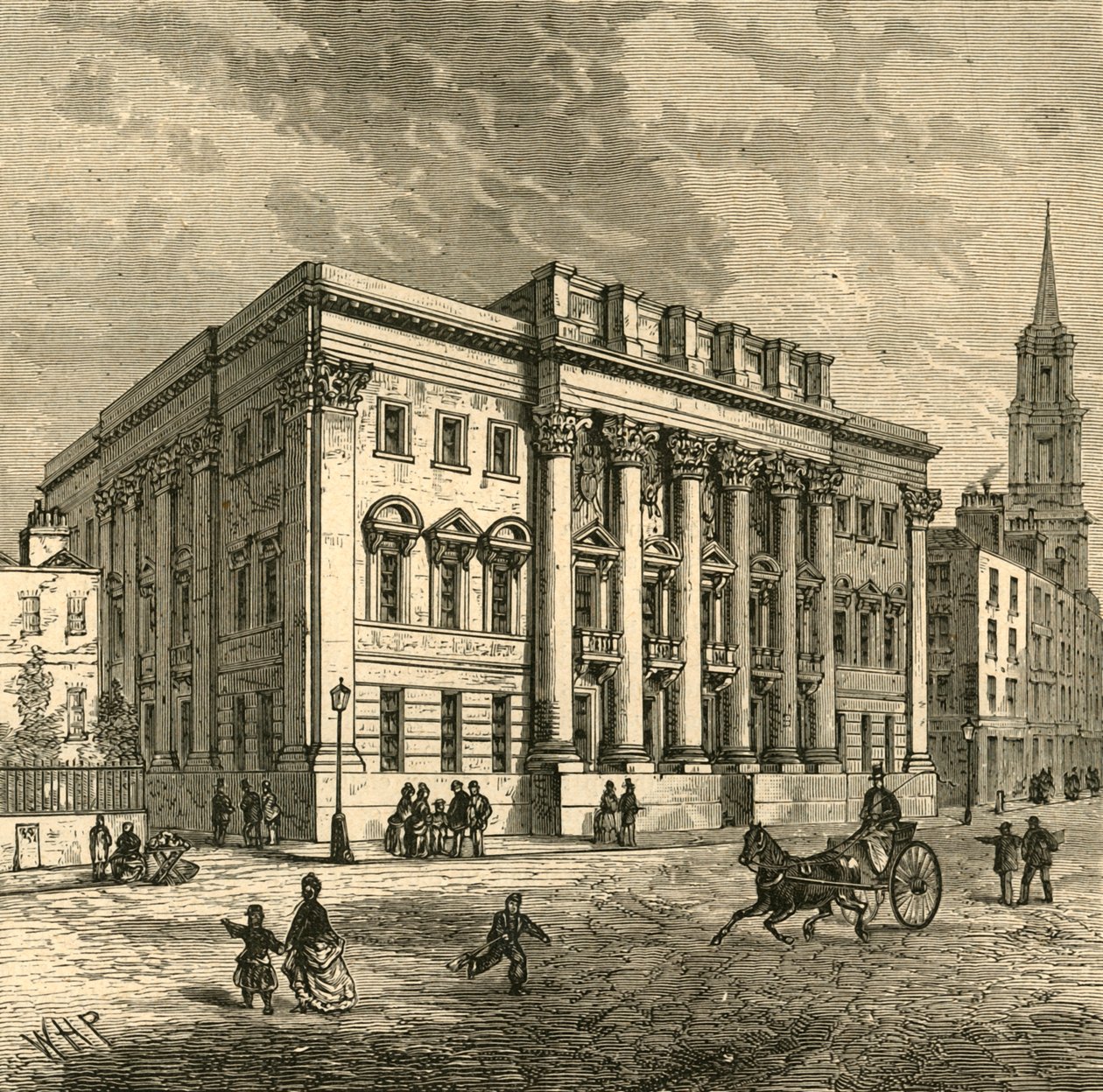 Exterior of Goldsmiths Hall by Unbekannt
