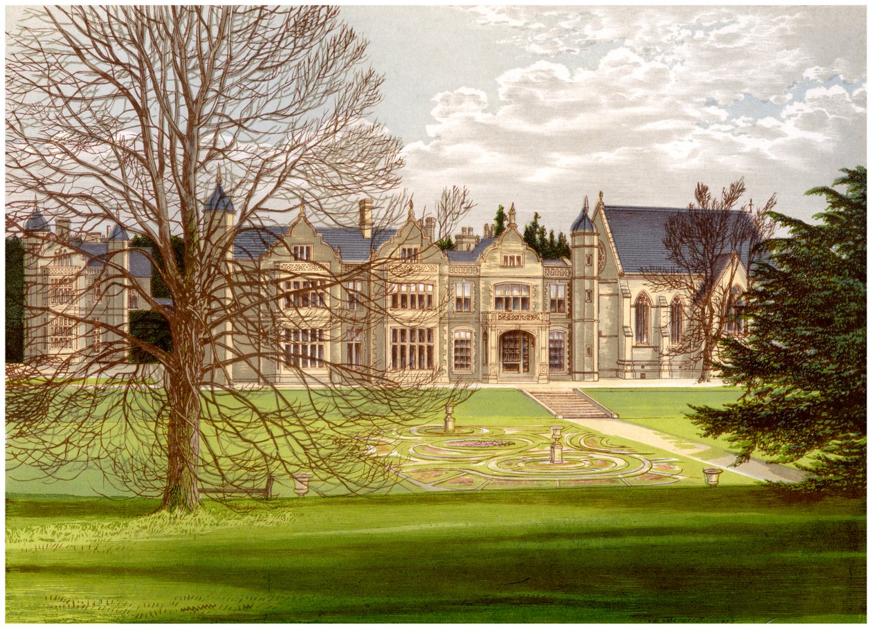 Exton House, Rutland, Home of the Earl of Gainsborough by Unbekannt