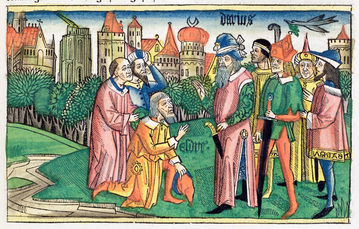 Ezra 6:16: The Temple of Jerusalem is Dedicated by King Darius by Unbekannt