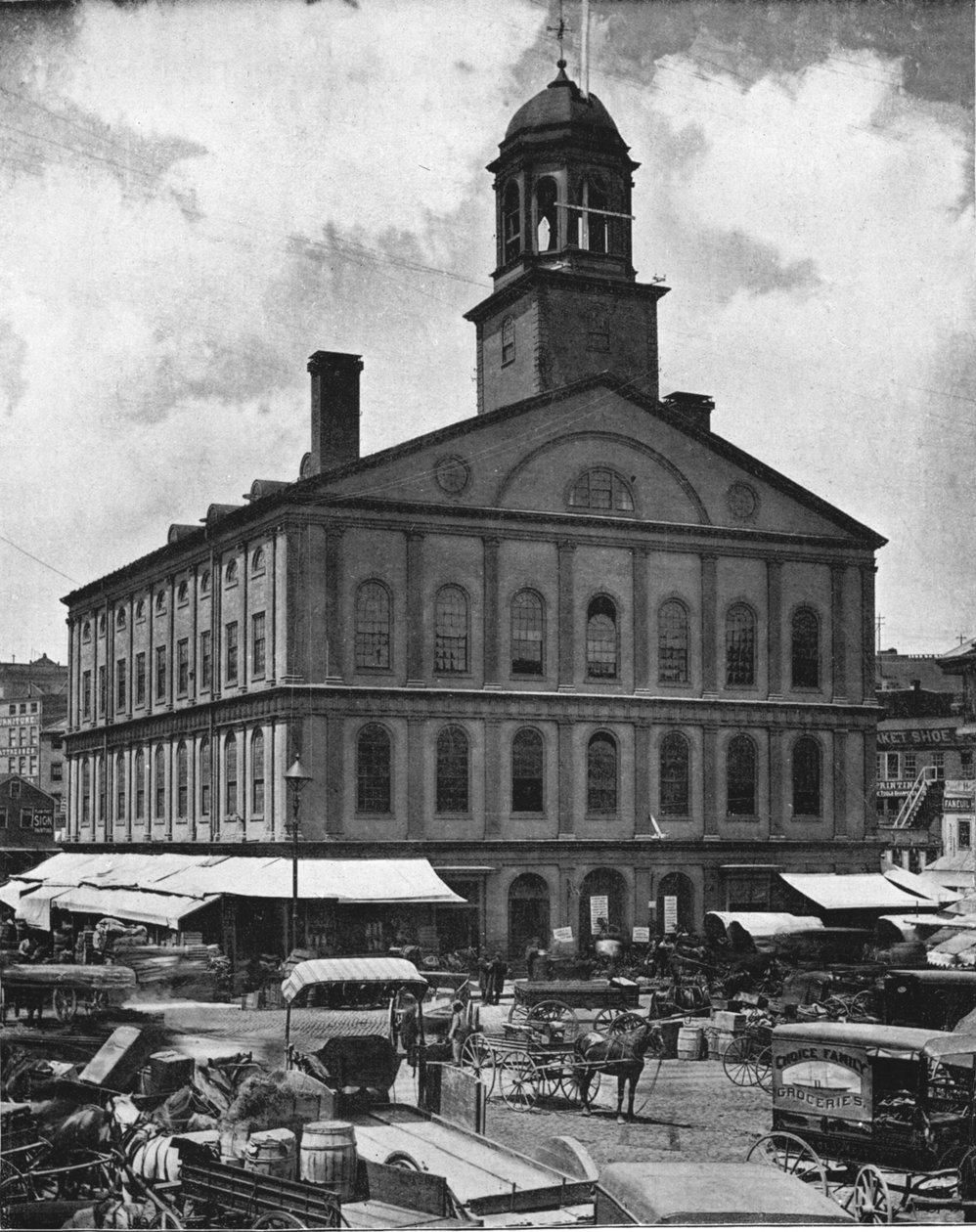 Faneuil Hall, Boston, USA, c1900 by Unbekannt