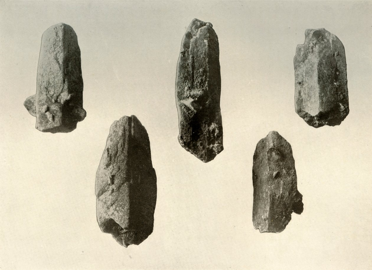 Feldspar Crystals from Summit of Mount Erebus Natural Size, 1909 by Unbekannt