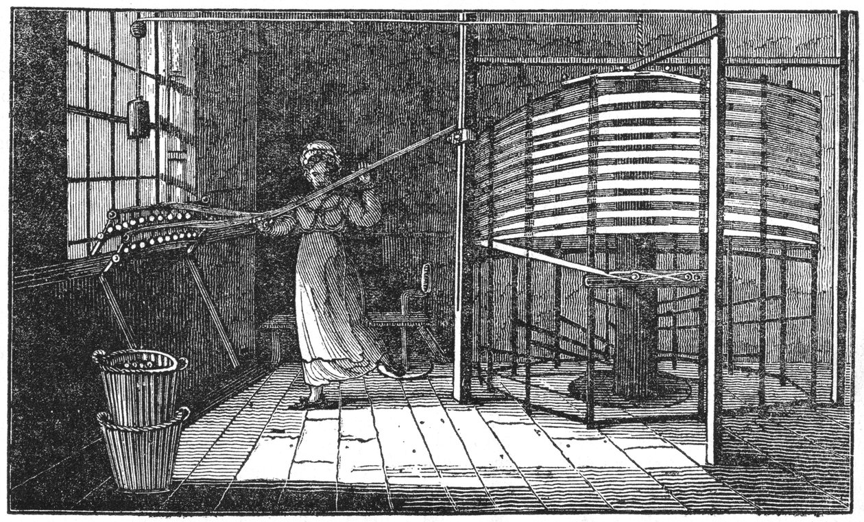 Female silk worker, Spitalfields, London by Unbekannt