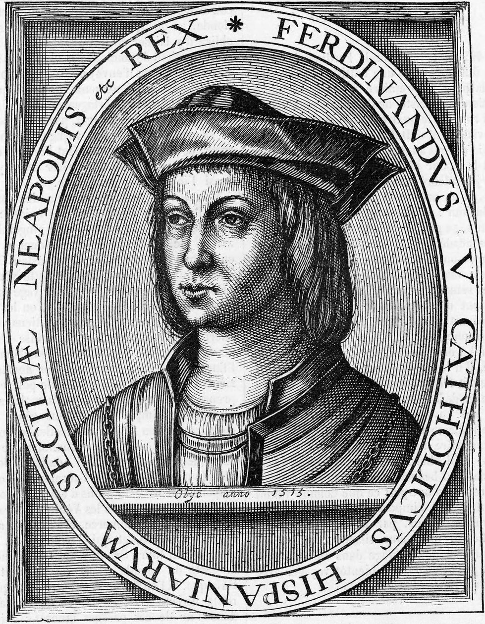 Ferdinand II of Aragon, King of Spain by Unbekannt