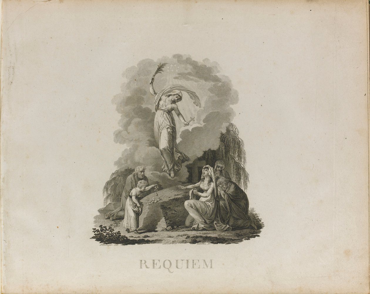 The Requiem in D minor, K. 626 by Wolfgang Amadeus Mozart by Unbekannt