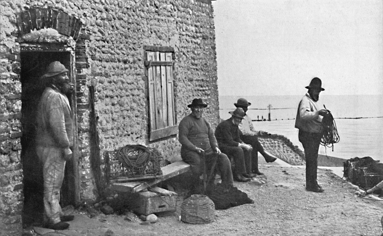 Fishermen, Sheringham, Norfolk, 1912 by Unbekannt