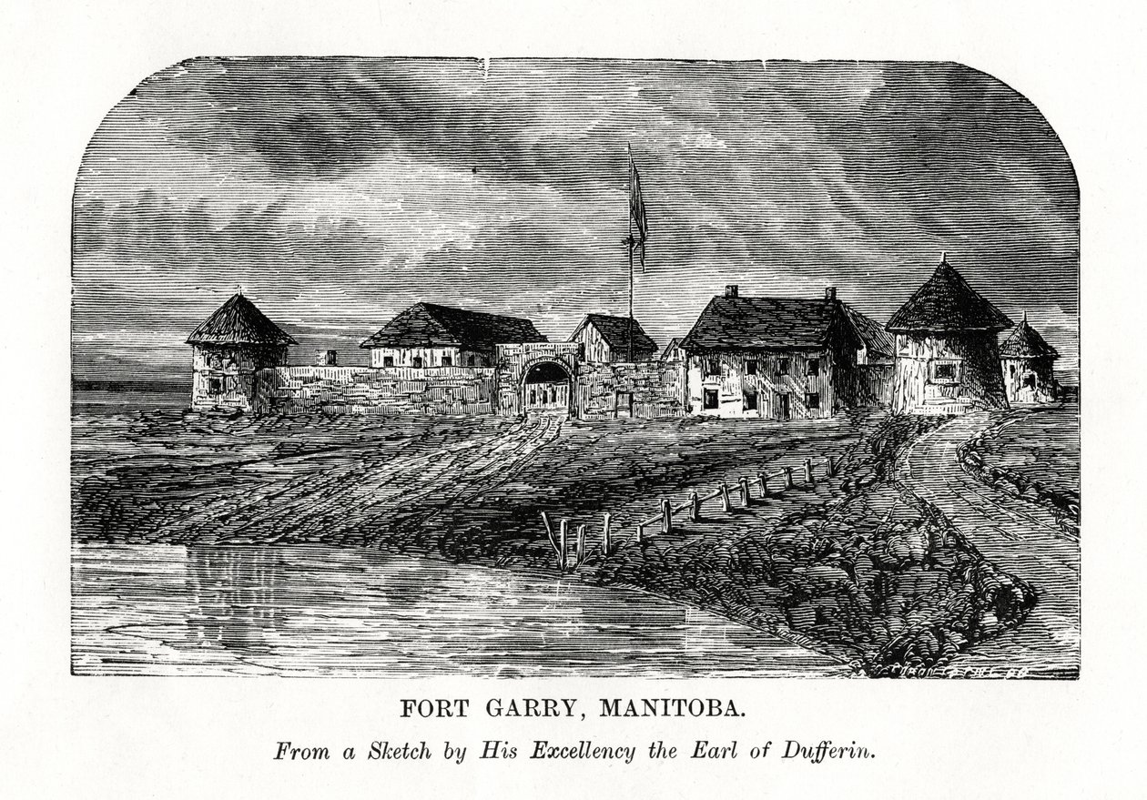 Fort Garry, Manitoba, Canada by Unbekannt