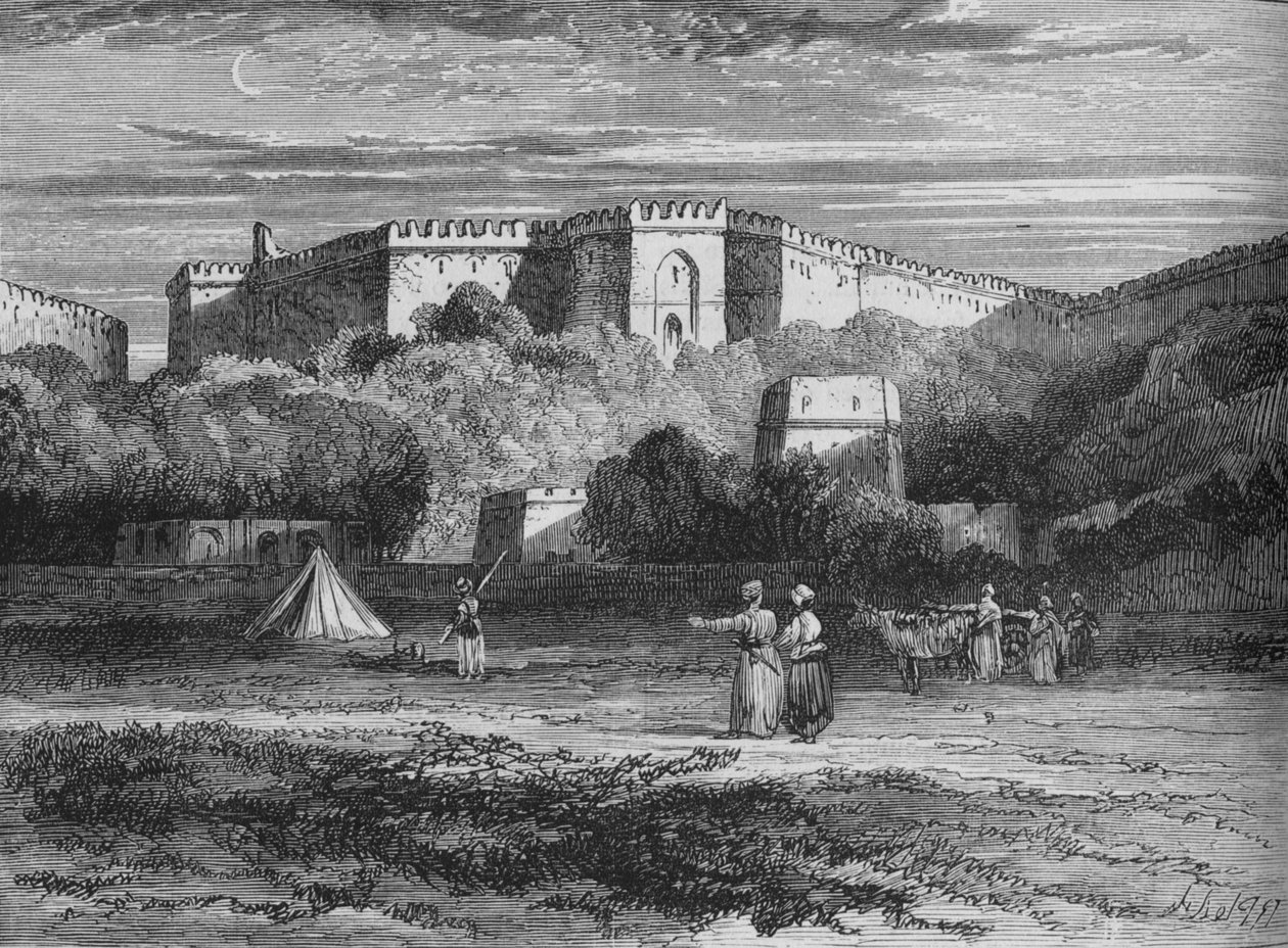 Fort Rhotas, Near Chillianwallah by Unbekannt