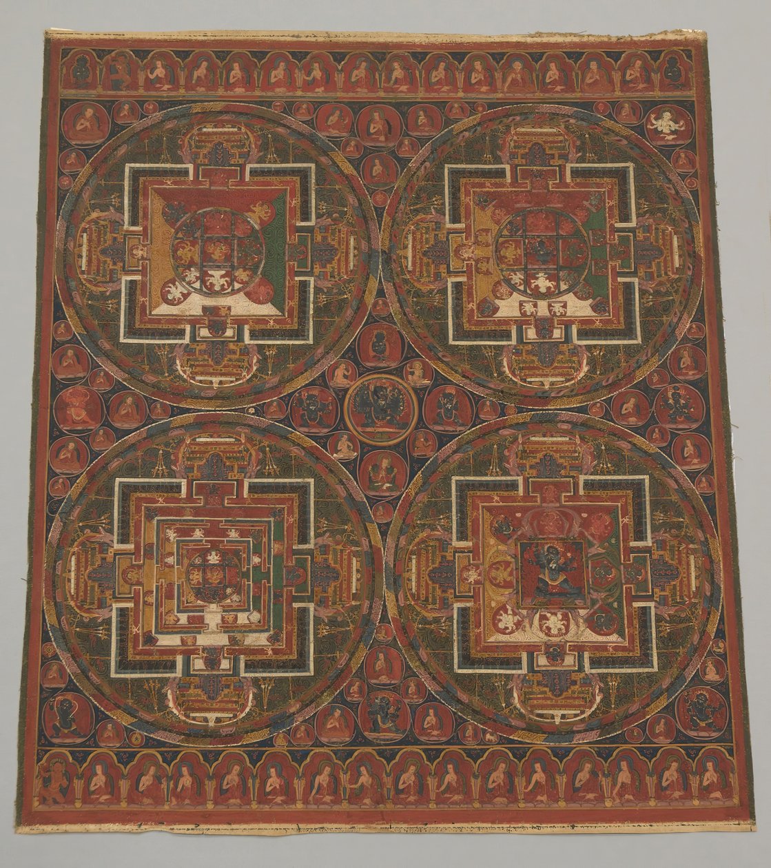 Four Mandalas of the Guhyasamaja Cycle by Unbekannt