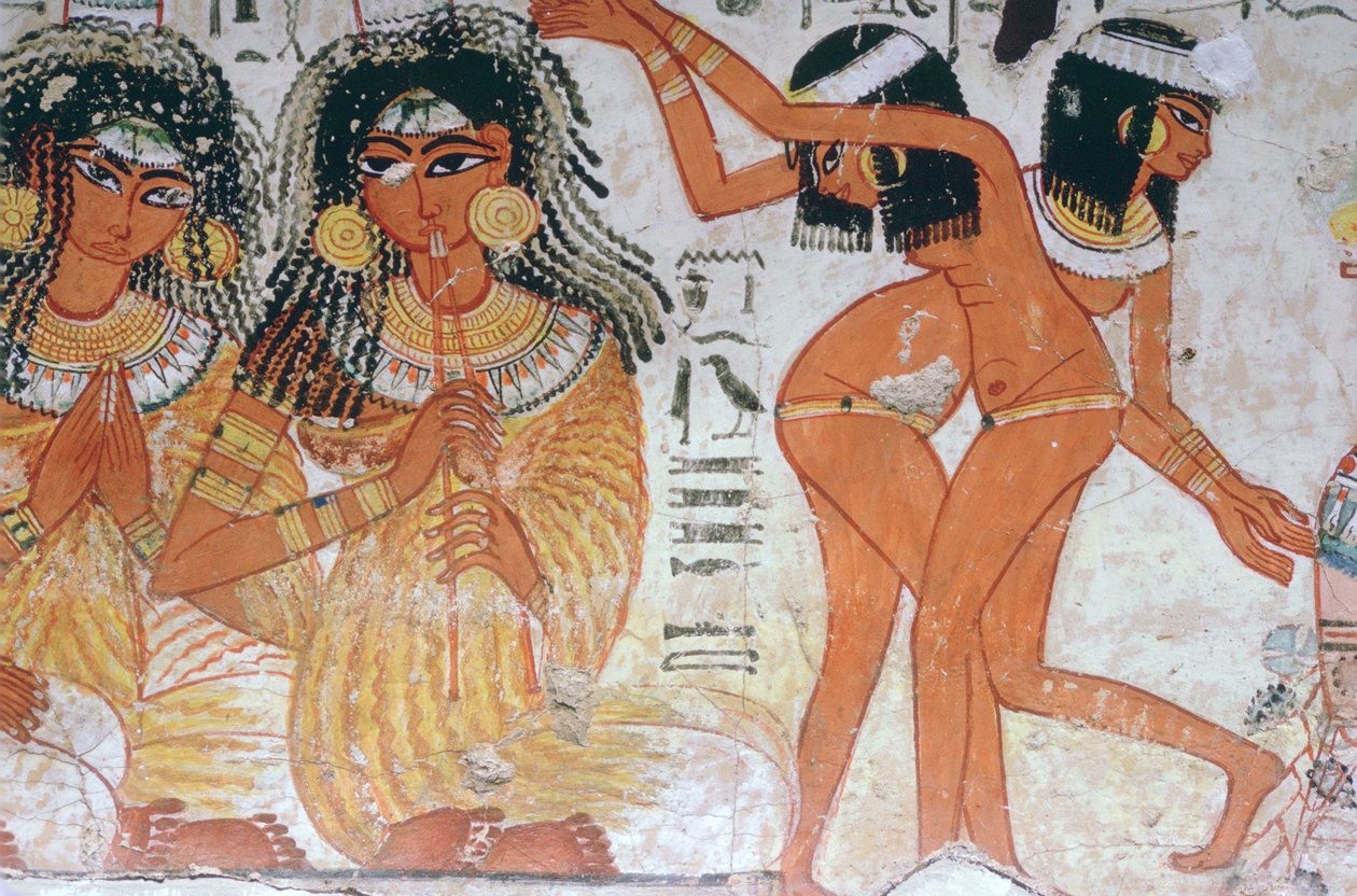 Fragment of wall painting from the tomb of Nebamun, Thebes, Egypt, 18th Dynasty, c1350 BC by Unbekannt