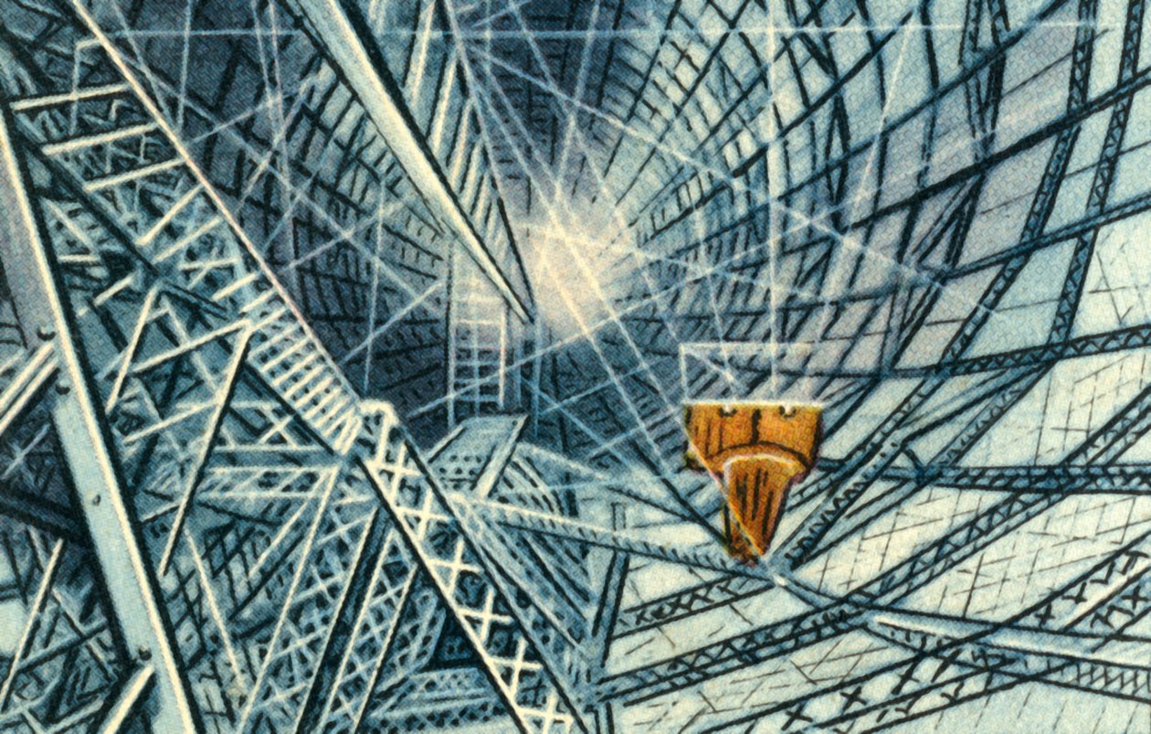 Framework of a Zeppelin by Unbekannt