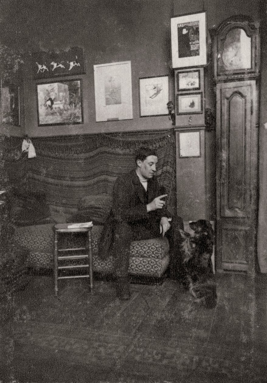 Francisque Poulbot, French cartoonist and illustrator, 1909 by Unbekannt