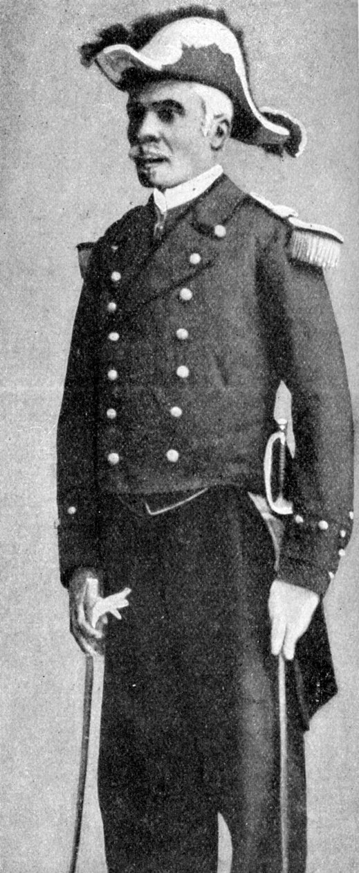 François C. Antoine Simon, President of Haiti, Dressed as an Admiral by Unbekannt