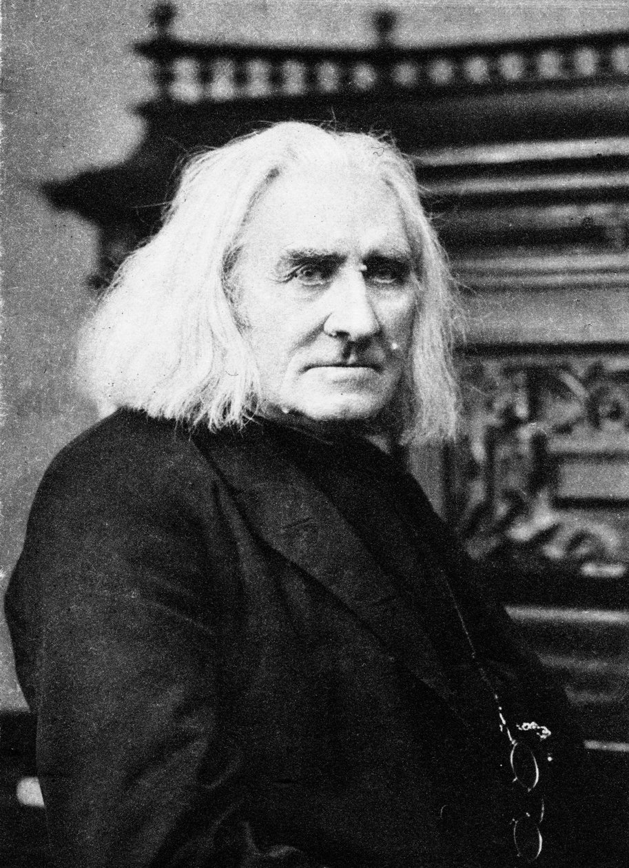 Franz Liszt, Hungarian pianist and composer by Unbekannt