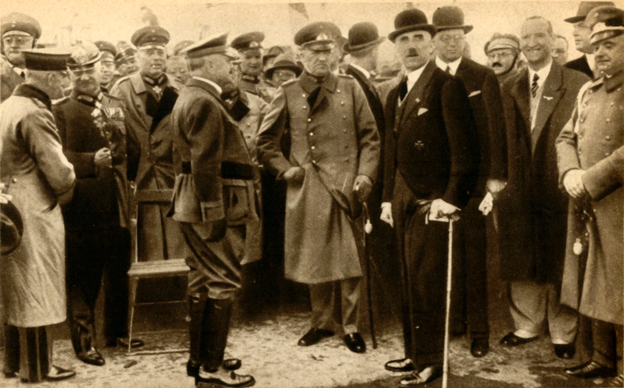 Franz von Papen and Kurt von Schleicher, 1932, 1933 by Unbekannt