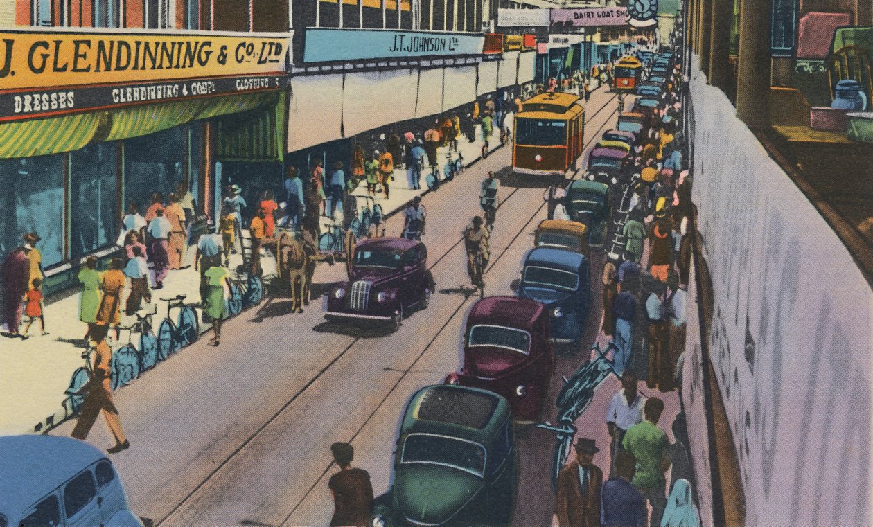 Frederick Street, Port of Spain, Trinidad, B.W.I. by Unbekannt