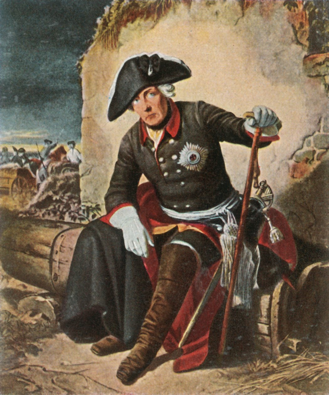 Frederick the Great After the Battle of Kolín, 18 June 1757, 1936 by Unbekannt