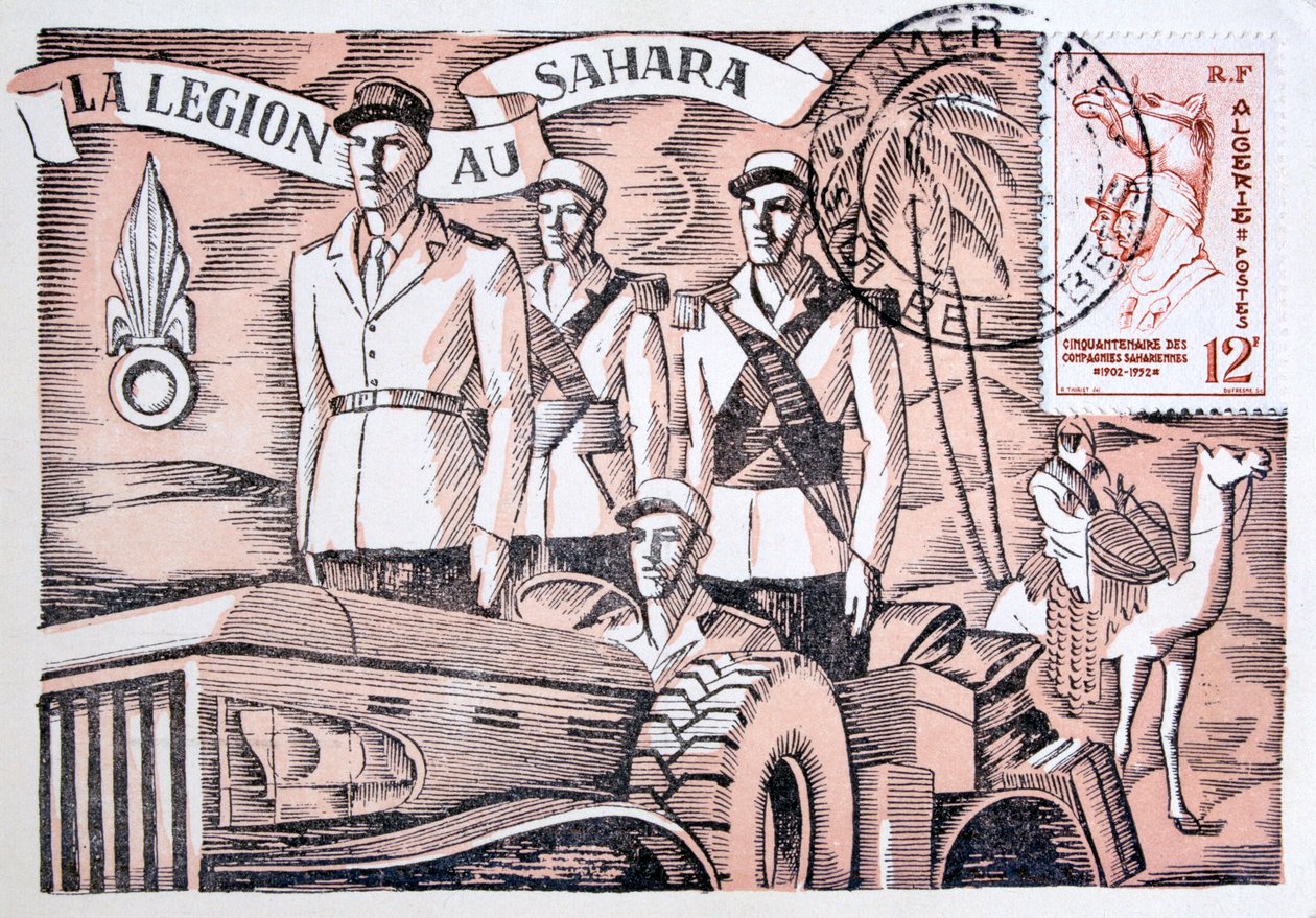 French Foreign Legion Postcard by Unbekannt