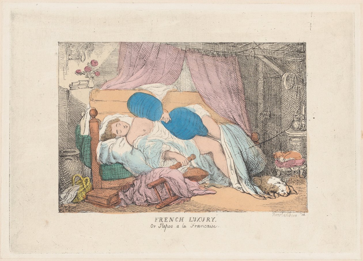 French Luxury, or Repos a la Francaise by Unbekannt