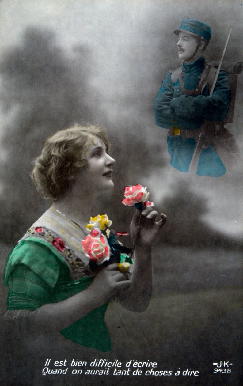 French WWI postcard, 1914-1918 by Unbekannt