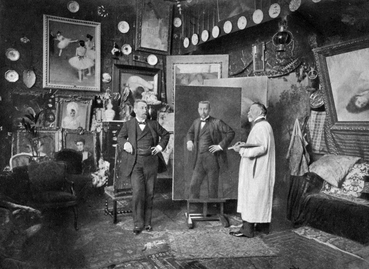 French artist Louis-Robert Carrier-Belleuse painting Doctor Boyen by Unbekannt