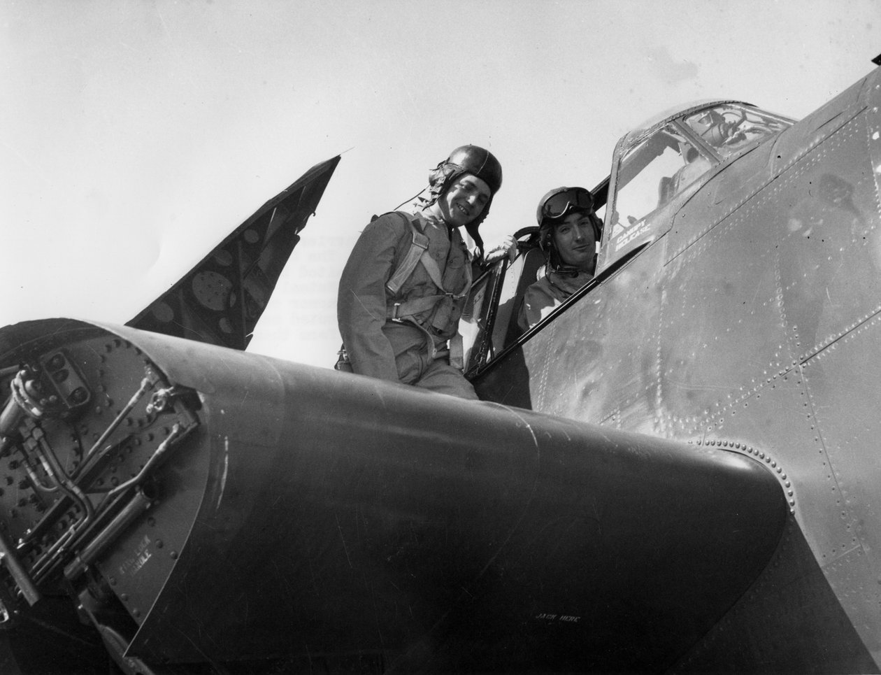French aviation personnel being trained at the naval air station, Quonset, Rhode Island, USA, 1951 by Unbekannt
