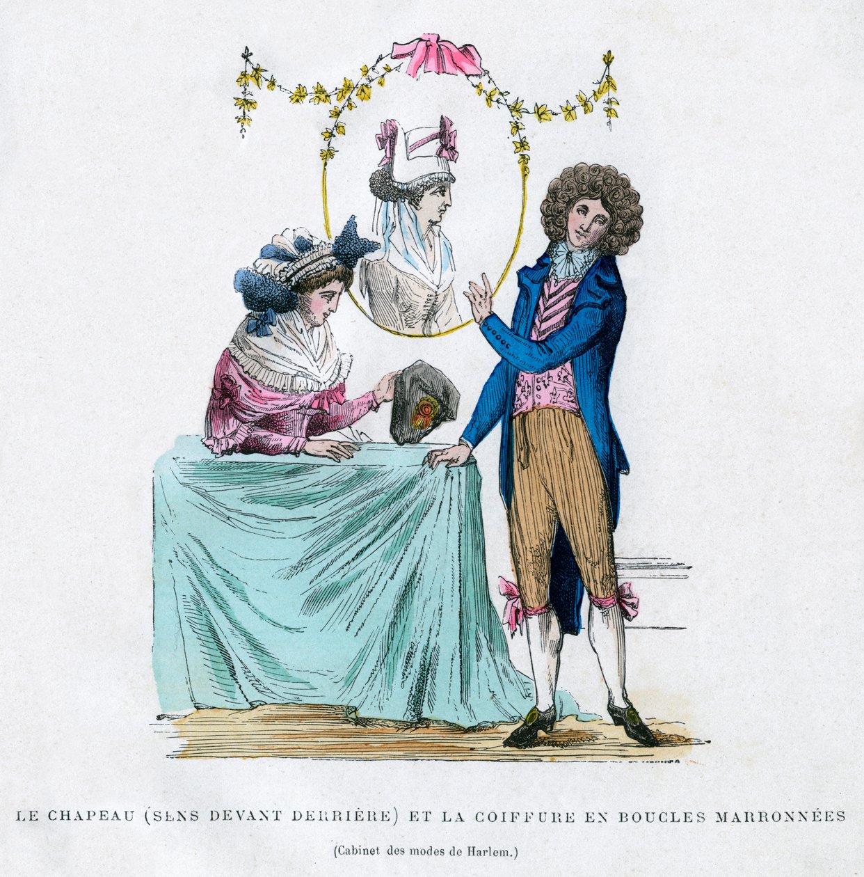 French fashion and hairstyle, early 19th century by Unbekannt