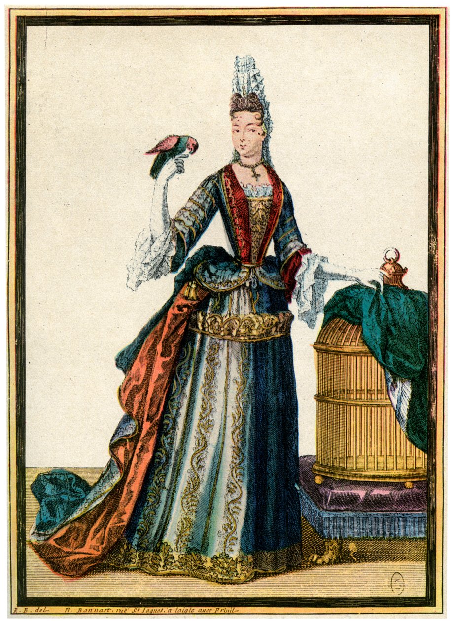 French Fashion During the Reign of Louis XIV by Unbekannt