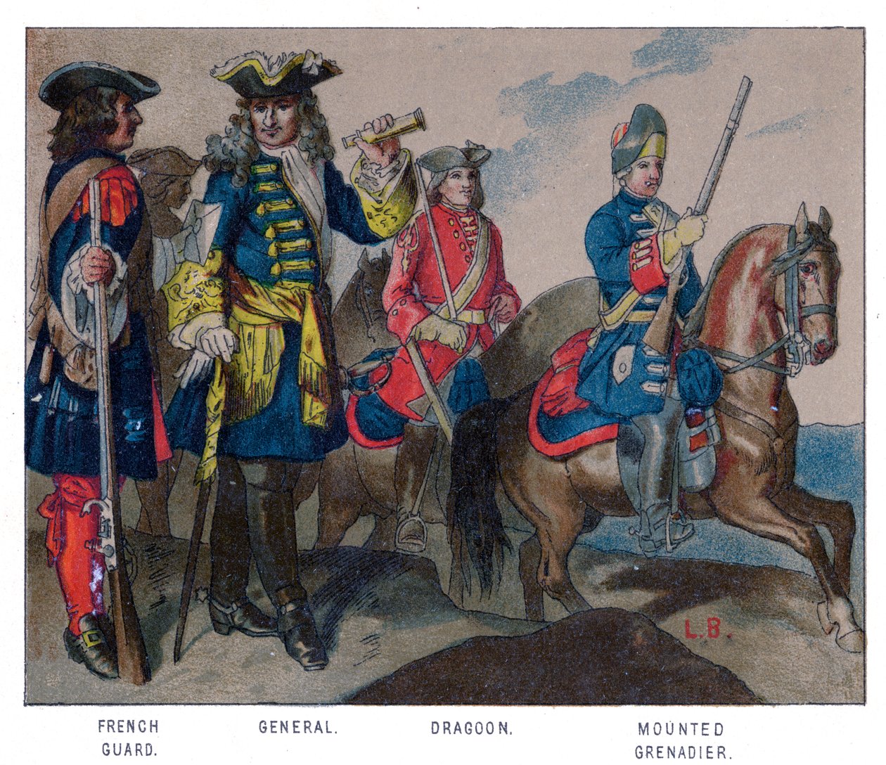 French Military Dress by Unbekannt