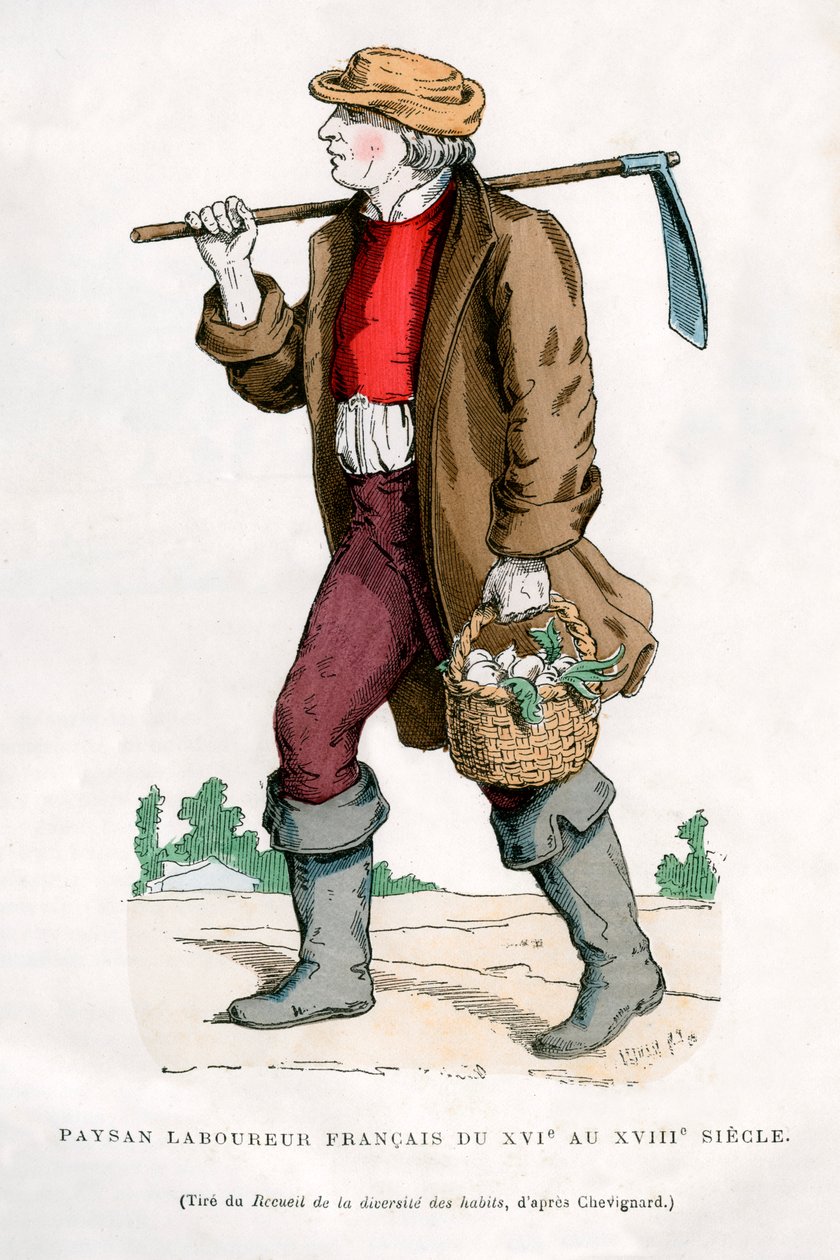French Peasant Farm Labourer by Unbekannt