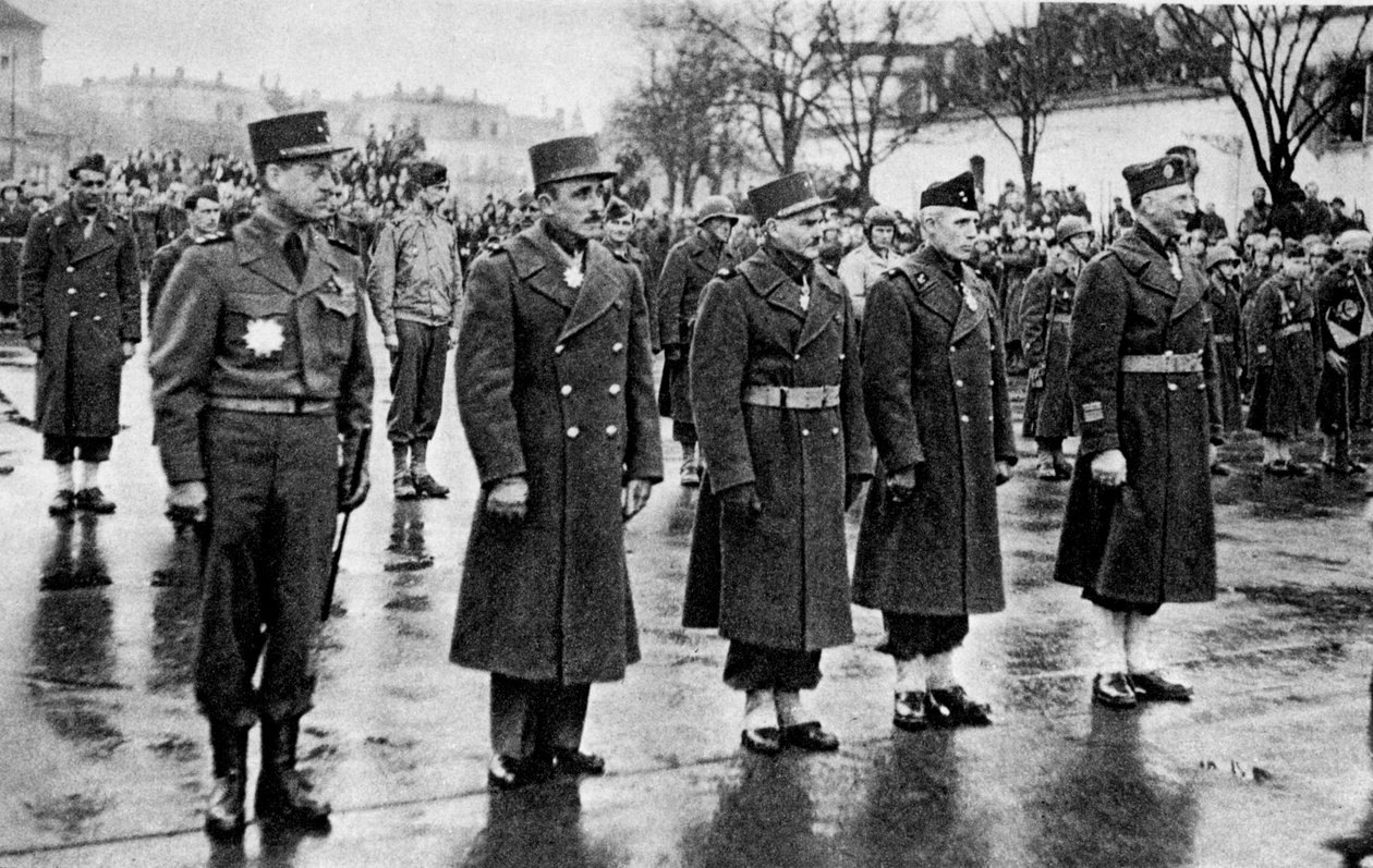 French Soldiers Being Awarded the Legion d