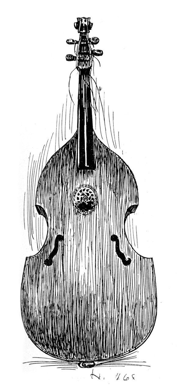 French Viola da Gamba by Unbekannt
