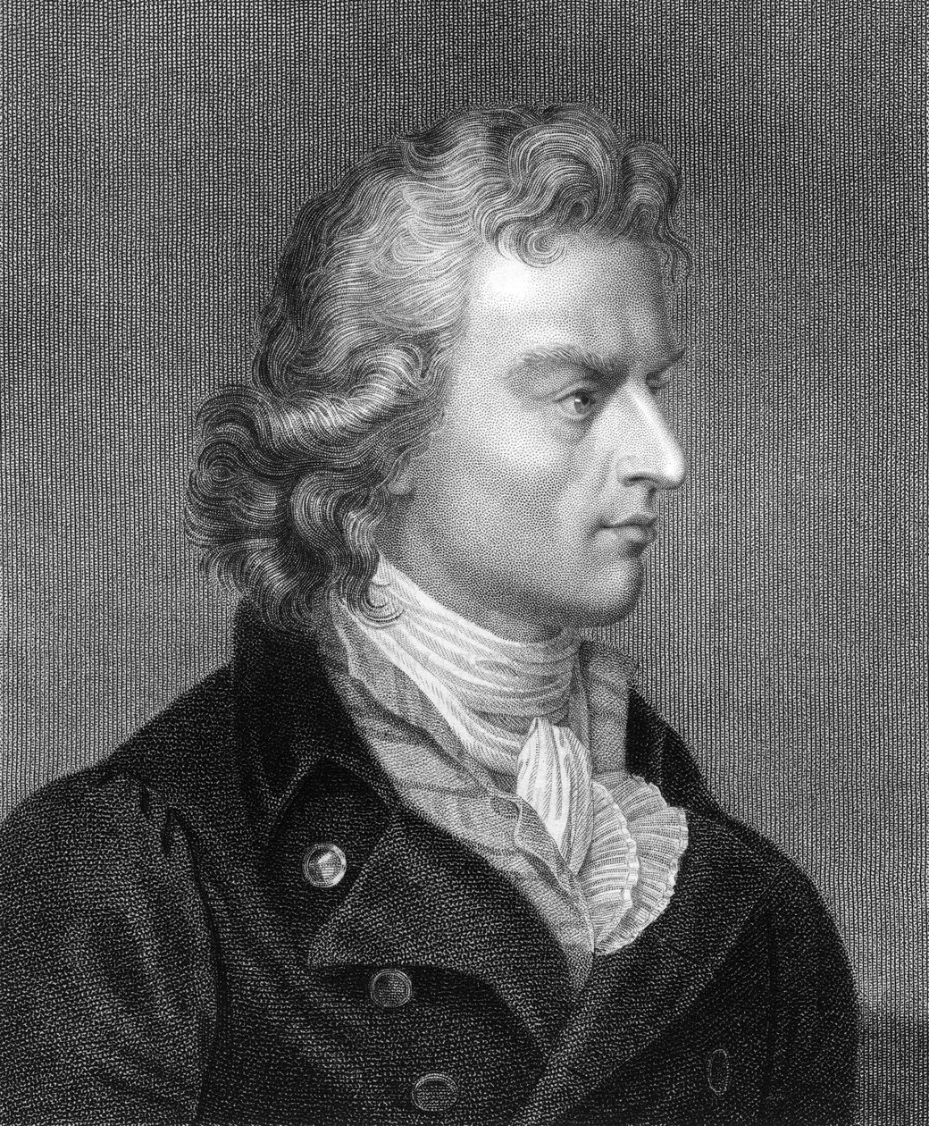 Friedrich Schiller, German Poet, Philosopher, Historian, and Dramatist, 1836 by Unbekannt