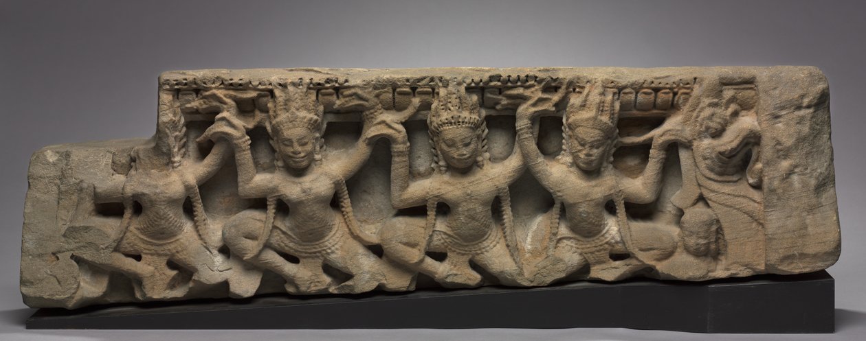 Frieze with Apsaras, late 1100s by Unbekannt