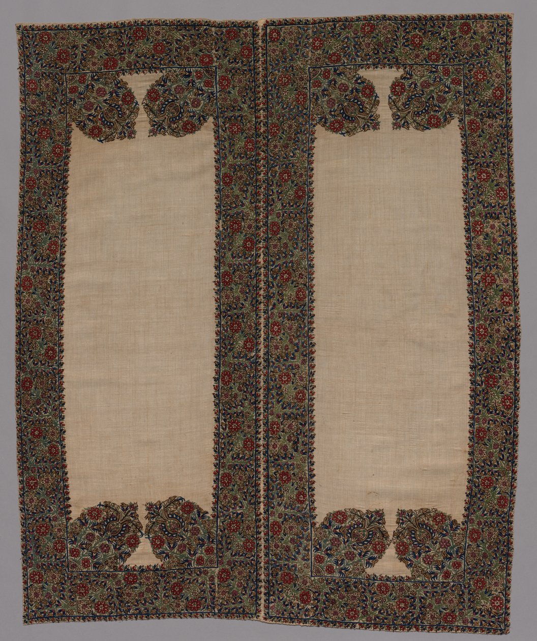 Front and Back of a Bolster Case by Unbekannt