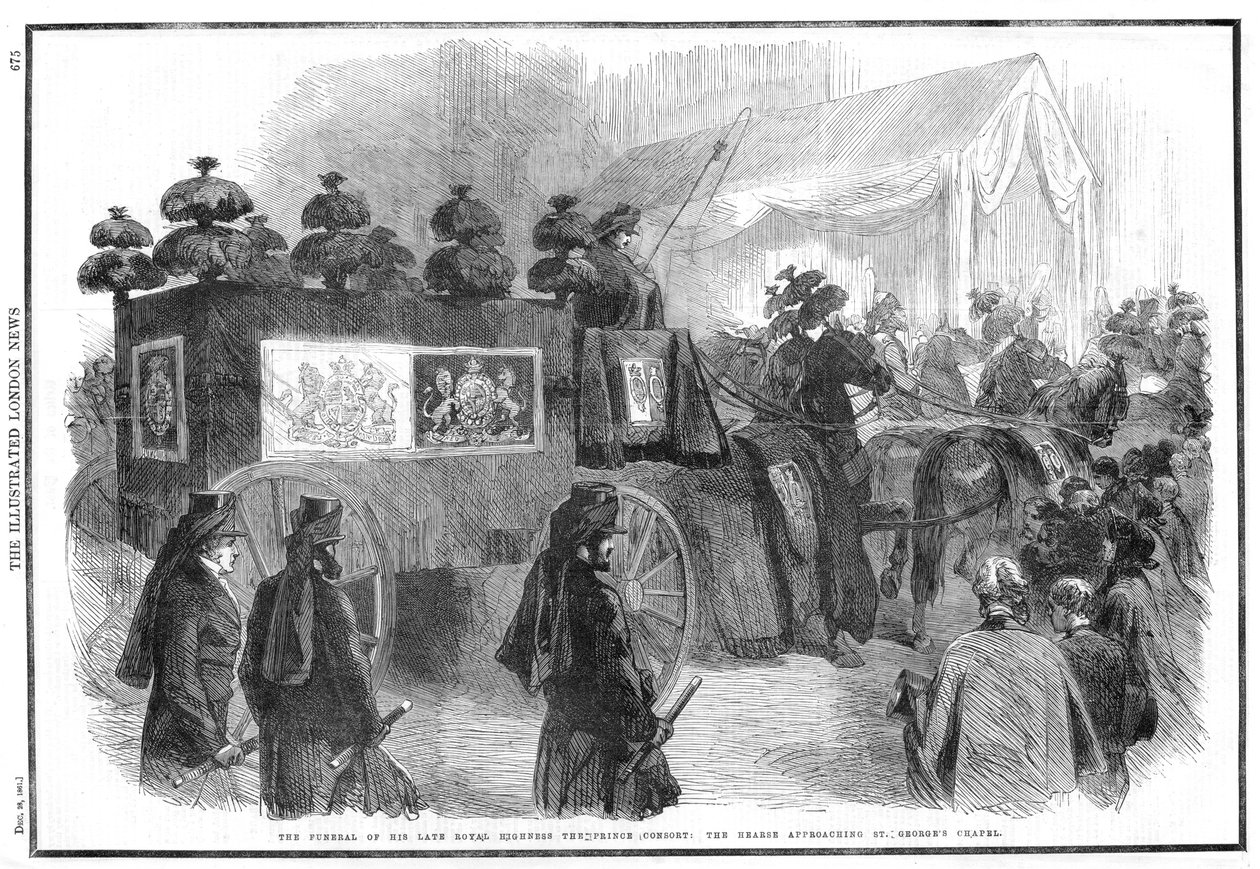 Funeral of Albert, Prince Consort, 1861 by Unbekannt