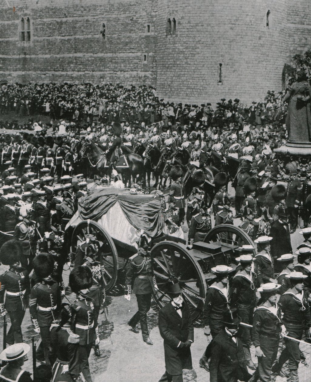 Funeral procession of King Edward VII, Windsor, 20 May 1910 by Unbekannt