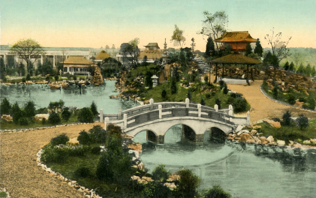 Garden of the Floating Isle, Coronation Exhibition, London by Unbekannt