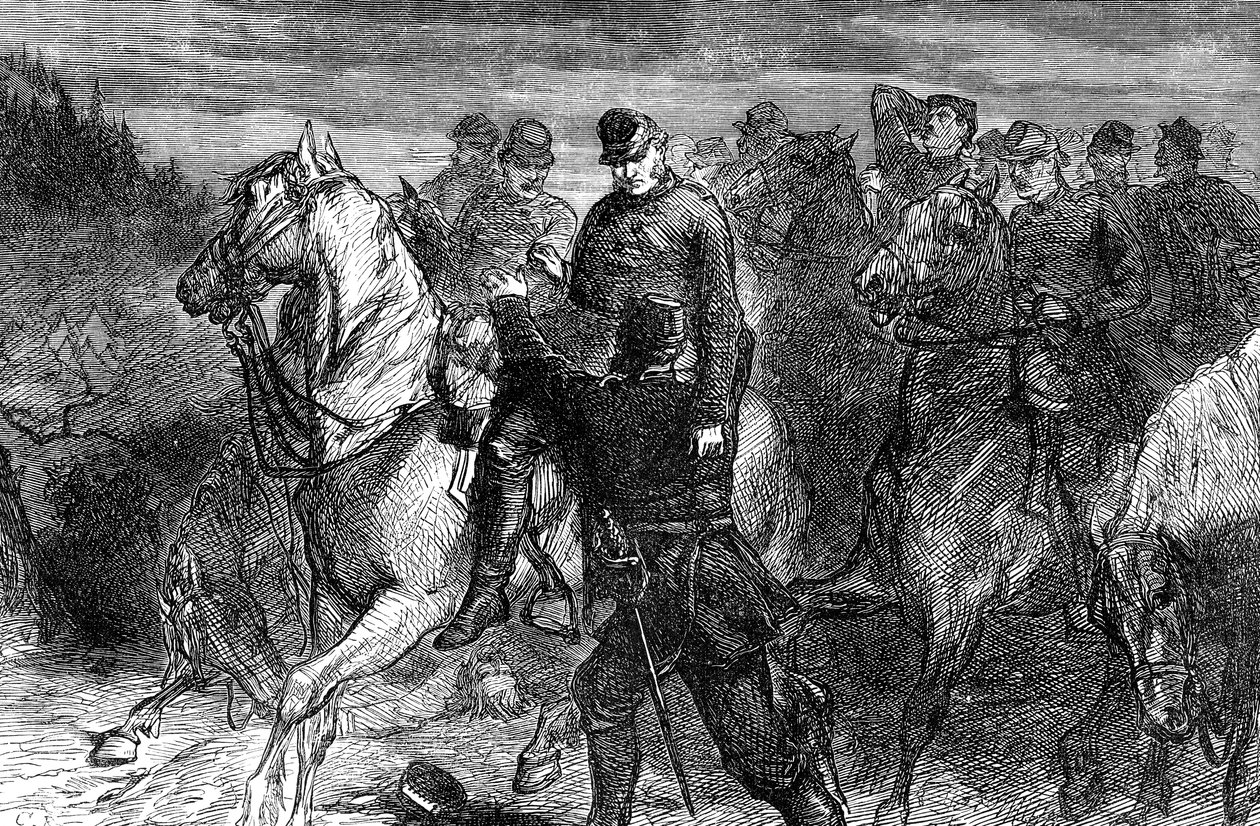 General Jackson mortally wounded, late 19th century by Unbekannt
