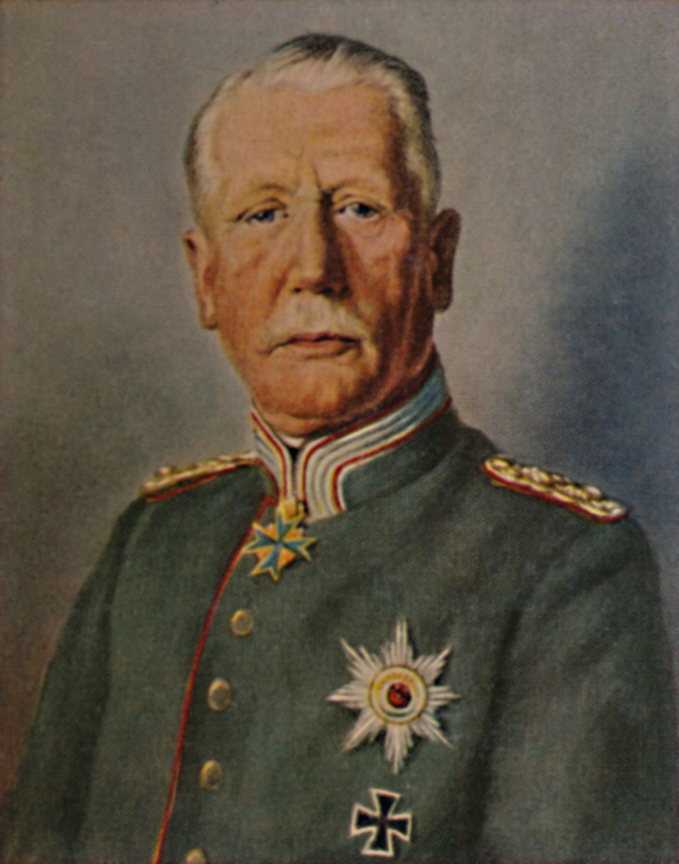 Generaloberst von Einem. Born 1853. - Painting by Busch, 1934 by Unbekannt