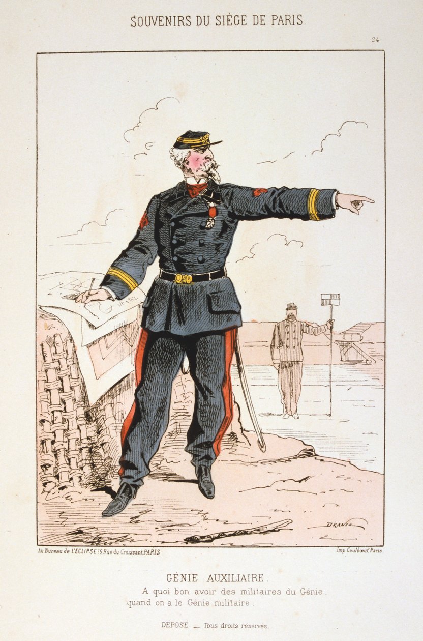 Genie Auxiliaire, Siege of Paris, Franco-Prussian War, 1870-1871 by Unbekannt