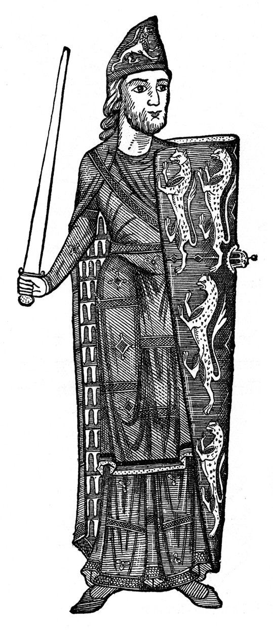 Geoffrey Plantagenet, Count of Anjou, mid-12th century, 1910 by Unbekannt