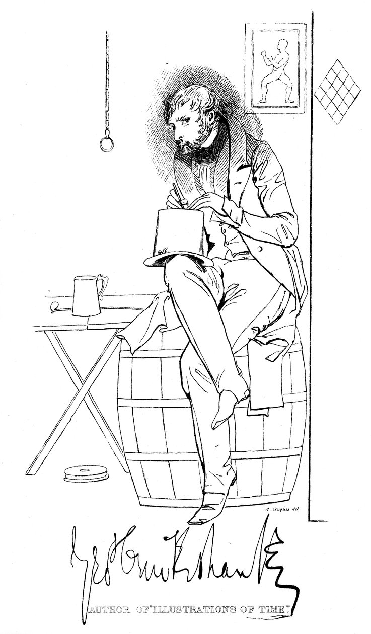 George Cruikshank, English Caricaturist and Book Illustrator by Unbekannt