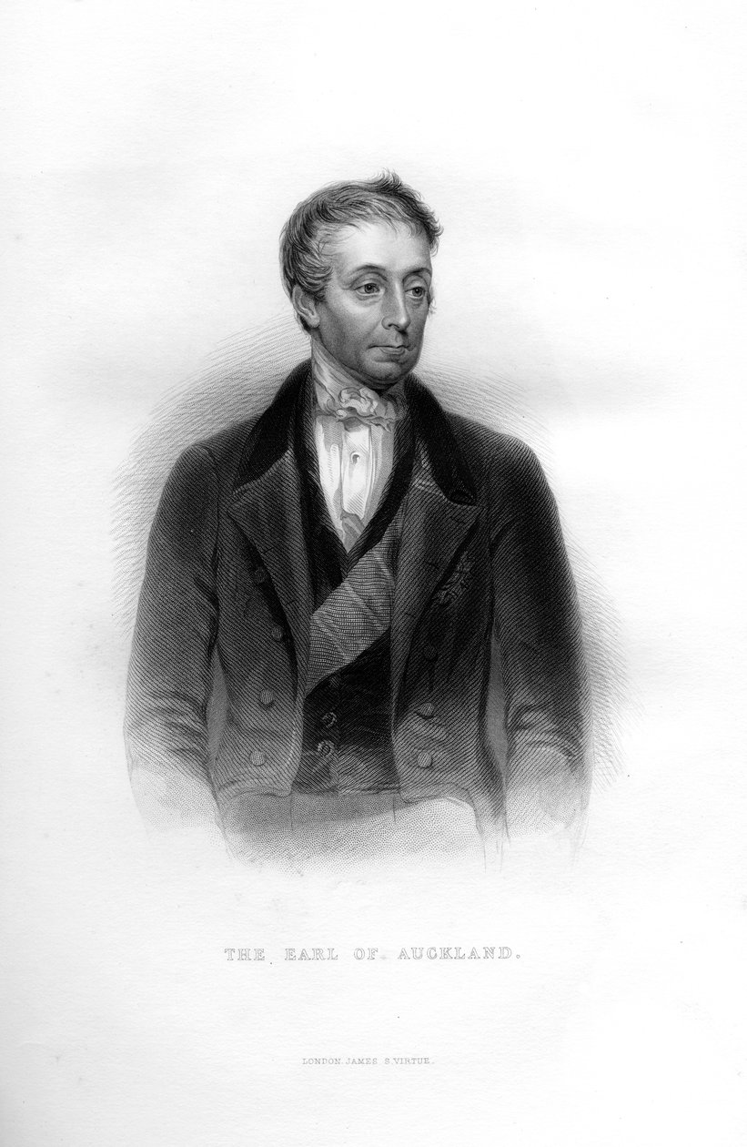 George Eden, 1st Earl of Auckland, Governor-General of India, 19th century by Unbekannt