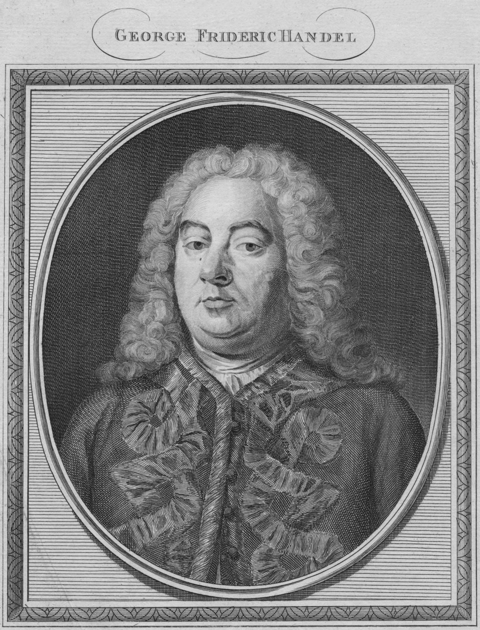 George Frideric Handel, 1785 by Unbekannt