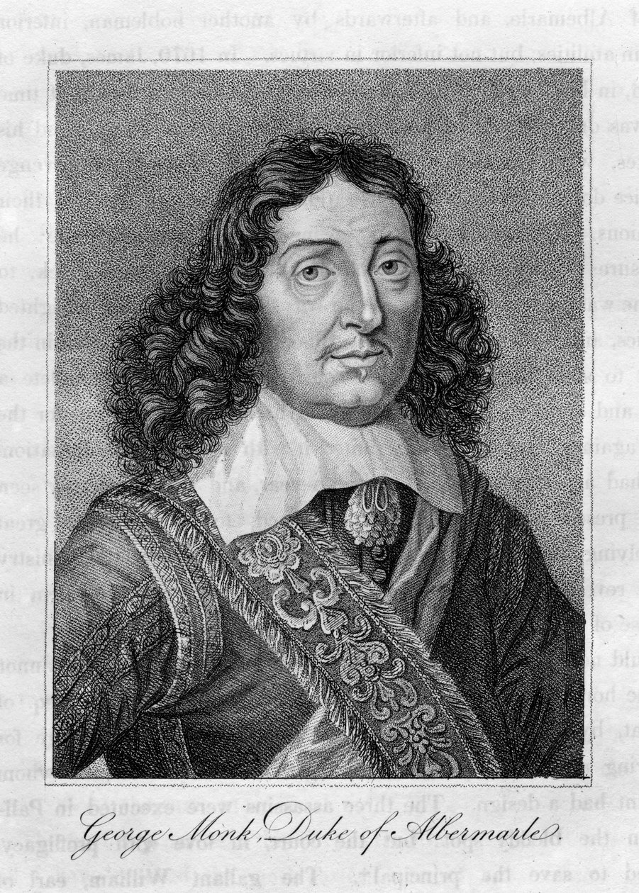 George Monck, Duke of Albemarle, 17th Century English Soldier by Unbekannt