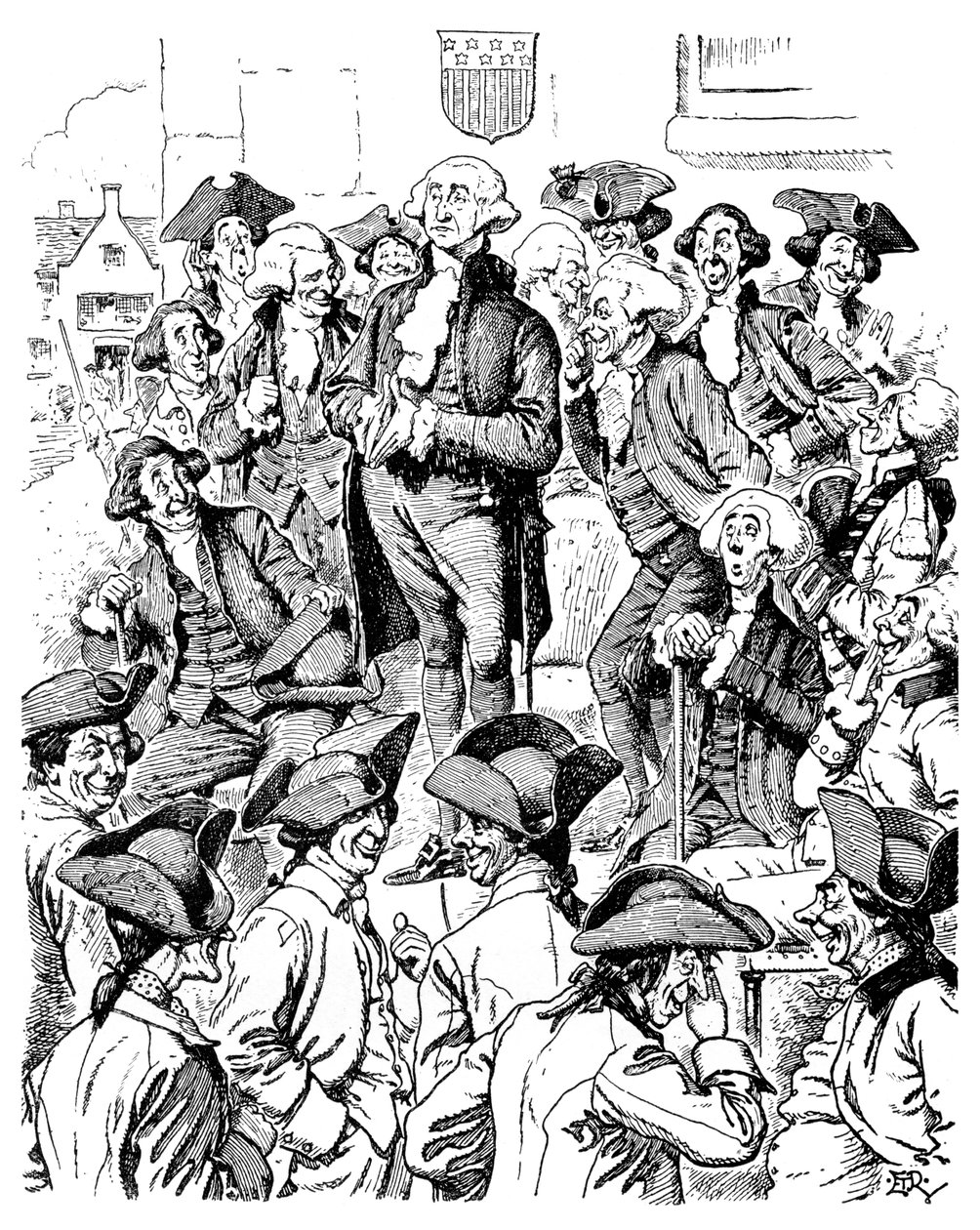 George Washington Trying to Tell a Lie by Unbekannt