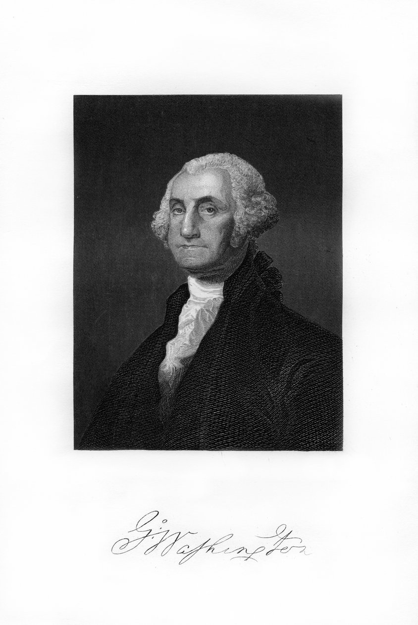 George Washington, the First President of the United States by Unbekannt