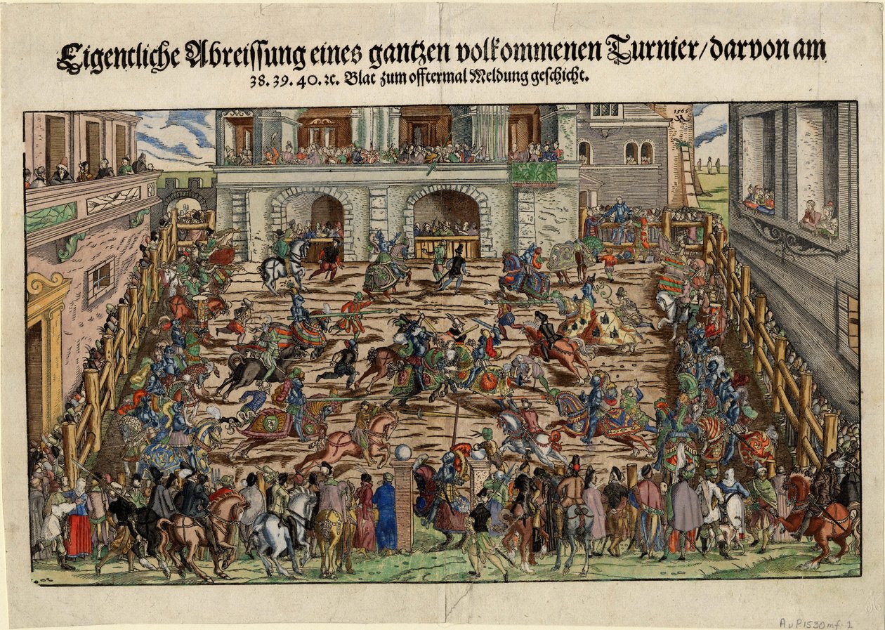 German Knight Tournament by Unbekannt